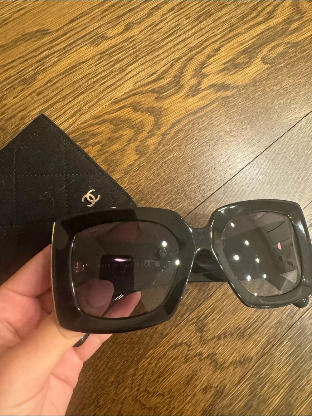 CHANEL bold rectangular